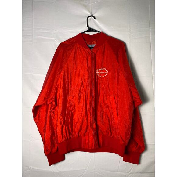 CSE Girard Keno Tournament Stardust Las Vegas Red Full Zip Windbreaker Jacket XL - Picture 1 of 4
